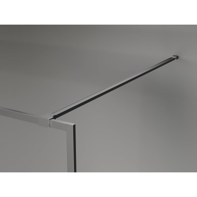 Mexen Kioto-XF Walk-in zuhanyfal kerettel 160 x 202 cm, grafit 10 mm, gun metal - 800-160-104-95-40-X