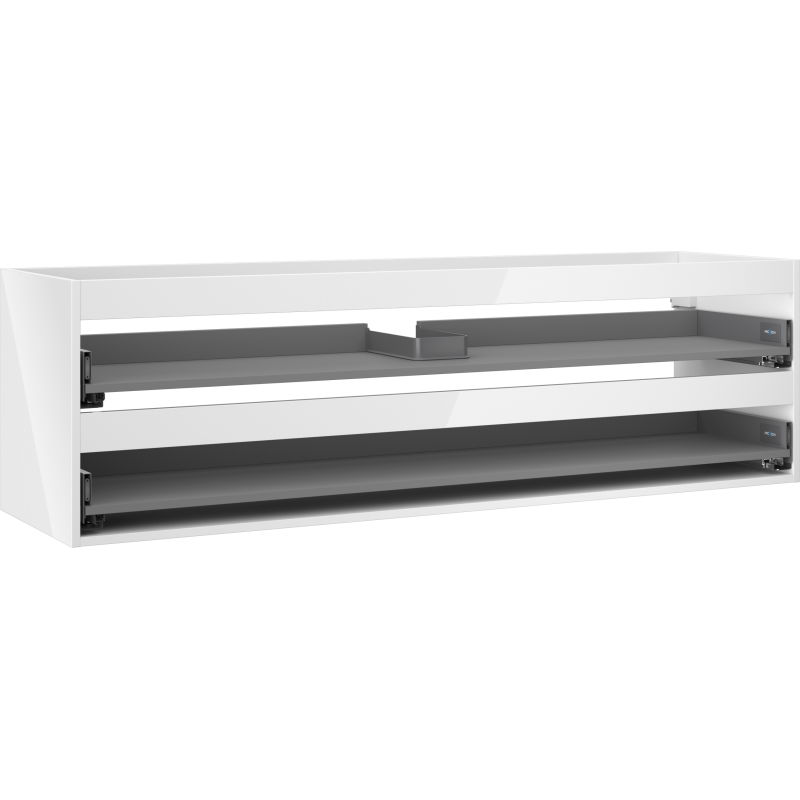 Mexen Box-A corp dulap pentru chiuvetă 160 cm, 2 sertare, alb lucios - 91AX0-1600-470-2-00