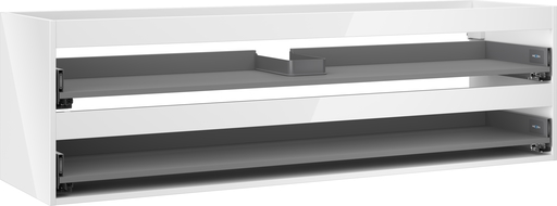 Mexen Box-A corp dulap sublavoar 160 cm, 2 sertare, alb lucios - 91AX0-1600-470-2-00