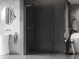 Mexen Kioto-X L Perete de duș Walk-in 60 x 200 cm, transparent 10 mm, crom - 800-060-107-01-00-X