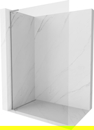 Mexen Kioto-X L panou de duș Walk-in 70 x 200 cm, transparent 10 mm, crom - 800-070-107-01-00-X