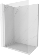 Mexen Kioto-X L perete de duș Walk-in 70 x 200 cm, transparent 10 mm, alb - 800-070-107-20-00-X