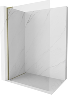 Mexen Kioto-X L zuhanyfal Walk-in 70 x 200 cm, átlátszó 10 mm, arany - 800-070-107-50-00-X