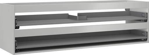 Mexen Box-A 160 cm-es mosdószekrény korpus, 2 fiókos, szürke matt - 91AX0-1600-470-2-62