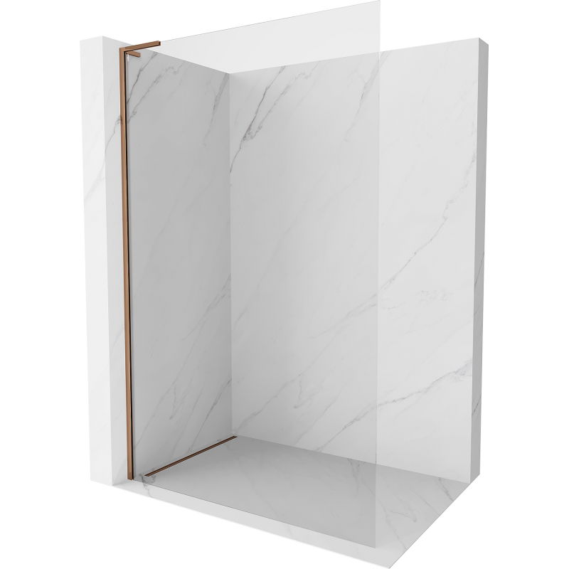 Mexen Kioto-X L ecran de duș Walk-in 60 x 200 cm, transparent 10 mm, aur roz - 800-060-107-60-00-X