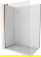 Mexen Kioto-X L ecran de duș Walk-in 60 x 200 cm, transparent 10 mm, aur roz - 800-060-107-60-00-X