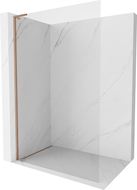 Mexen Kioto-X L perete de duș Walk-in 90 x 200 cm, transparent 10 mm, cupru periat - 800-090-107-65-00-X