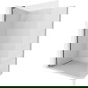 Mexen Kioto-X L panou de duș Walk-in 80 x 200 cm, transparent 10 mm, gri armă periat - 800-080-107-66-00-X