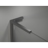 Mexen Kioto-X L Walk-in zuhanyfal 80 x 200 cm, átlátszó 10 mm, gun metal - 800-080-107-95-00-X