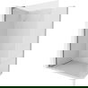 Perete de duș Walk-in Mexen Kioto-X L 120 x 200 cm, transparent 10 mm, metal armat - 800-120-107-95-00-X