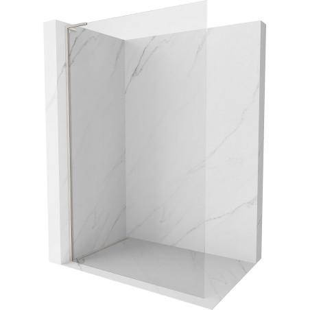 Mexen Kioto-X L Walk-in zuhanyfal 50 x 200 cm, átlátszó 10 mm, csiszolt nikkel - 800-050-107-97-00-X