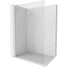 Mexen Kioto-X L Walk-in zuhanyfal 50 x 200 cm, átlátszó 10 mm, csiszolt nikkel - 800-050-107-97-00-X