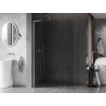 Mexen Kioto-X L Walk-in zuhanyfal 50 x 200 cm, átlátszó 10 mm, csiszolt nikkel - 800-050-107-97-00-X