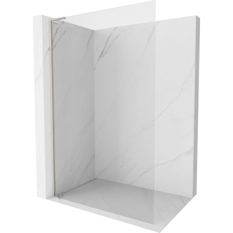Mexen Kioto-X L panou de duș Walk-in 100 x 200 cm, transparent 10 mm, nichel periat - 800-100-107-97-00-X