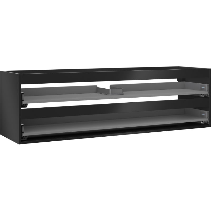 Mexen Box-A corp dulap lavoar 160 cm, 2 sertare, negru mat - 91AX0-1600-470-2-71