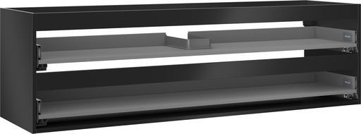 Mexen Box-A corp dulap sub chiuvetă 160 cm, 2 sertare, negru mat - 91AX0-1600-470-2-71