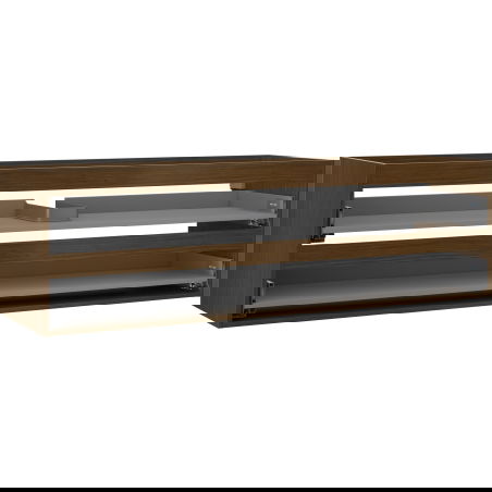 Mexen Box-A corp dulap sub chiuvetă 160 cm, 2 sertare, nuc - 91AX0-1600-470-2-86
