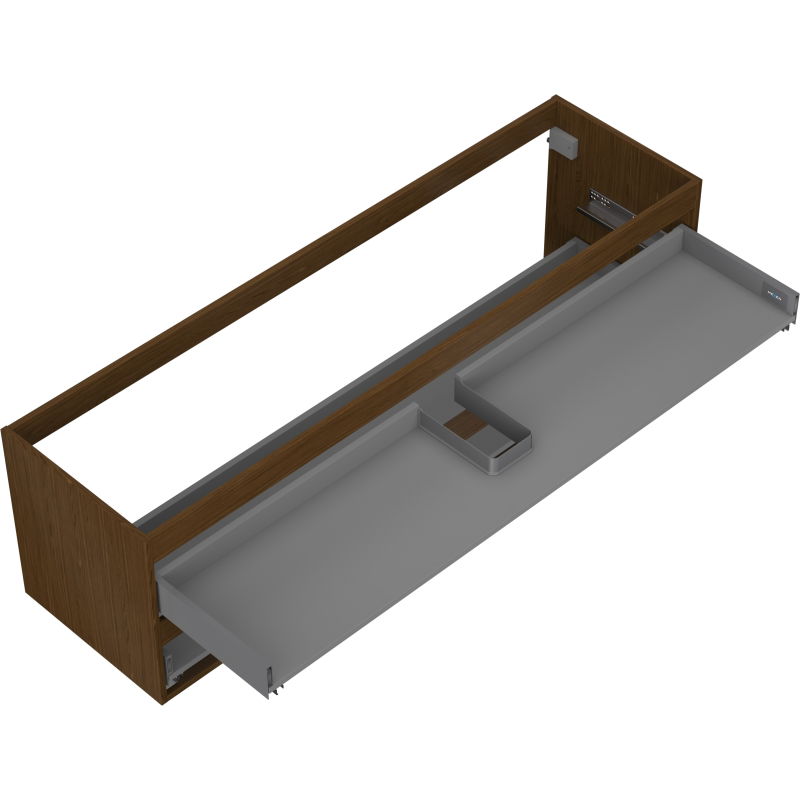 Mexen Box-A corp dulap pentru lavoar 160 cm, 2 sertare, nuc - 91AX0-1600-470-2-86