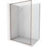 Mexen Kioto-XF L panou de duș Walk-in cu ramă 60 x 202 cm, transparent 10 mm, aur roz - 800-060-174-60-00-XF