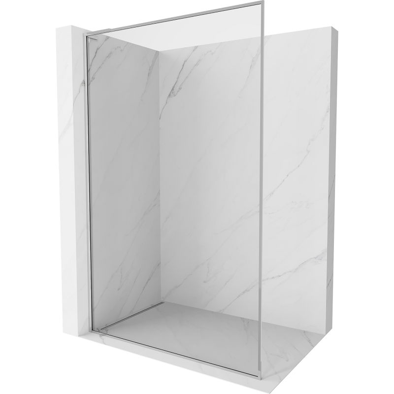 Mexen Kioto-F L pereți de duș Walk-in cu cadru 55 x 202 cm, transparent 8 mm, crom - 800-055-174-01-00