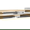 Mexen Box-A mosdószekrény korpus 160 cm, 2 fiók, tölgy - 91AX0-1600-470-2-81