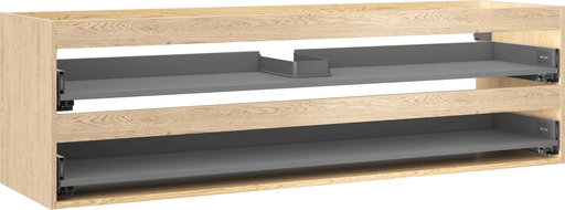 Mexen Box-A corp bază dulap de lavoar 160 cm, 2 sertare, stejar - 91AX0-1600-470-2-81