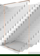 Mexen Kioto-F L perete de duș Walk-in cu cadru 75 x 202 cm, transparent 8 mm, cupru periat - 800-075-174-65-00