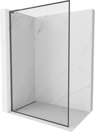 Mexen Kioto-F L Walk-in zuhanyfal kerettel 100 x 202 cm, átlátszó 8 mm, gun gray szálcsiszolt - 800-100-174-66-00