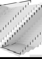 Mexen Kioto-F L Walk-in zuhanyfal kerettel 115 x 202 cm, átlátszó 8 mm, fekete - 800-115-174-70-00