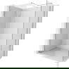 Mexen Kioto-X perete duș Walk-in 100 x 100 cm, transparent 10 mm, crom - 800-100-202-01-00-100-X