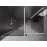 Mexen Kioto-X Walk-in zuhanyfal 160 x 110 cm, átlátszó 10 mm, fehér - 800-160-202-20-00-110-X