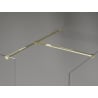 Panou de duș Mexen Kioto-X Walk-in 140 x 80 cm, transparent 10 mm, auriu - 800-140-202-50-00-080-X