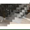 Mexen Omega cabină de duș extensibilă 140 x 80 cm, Grafit, Crom + cadă de duș Flat, Albă - 825-140-080-01-40-4010