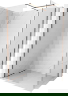 Mexen Kioto-X Walk-in zuhanyfal 90 x 90 cm, átlátszó 10 mm, rózsaarany - 800-090-202-60-00-090-X