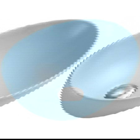 Mexen Elza pultra helyezhető mosdókagyló 40 x 33 cm, kék matt - 21014049