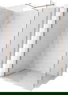 Mexen Kioto-X panou de duș Walk-in 150 x 120 cm, transparent 10 mm, cupru periat - 800-150-202-65-00-120-X