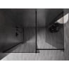 Mexen Kioto-X perete de duș Walk-in 140 x 120 cm, transparent 10 mm, negru - 800-140-202-70-00-120-X
