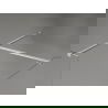 Mexen Kioto-X perete de duș Walk-in 150 x 70 cm, transparent 10 mm, nichel periat - 800-150-202-97-00-070-X