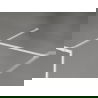 Mexen Kioto-XF perete de duș Walk-in cu cadru 100 x 100 cm, transparent 10 mm, alb - 800-100-202-04-20-100-XF