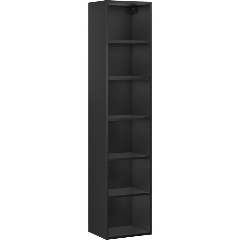 Mexen Box-A fürdőszobai oszloptest, 35 cm, fekete matt - 91AX1-1600-300-1-71