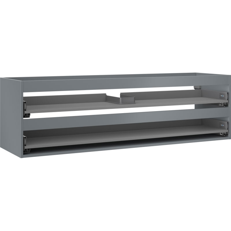 Mexen Box-A corp dulap sub chiuvetă 160 cm, 2 sertare, grafit mat - 91AX0-1600-470-2-66