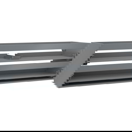 Mexen Box-A mosdó alatti szekrénytest 160 cm, 2 fiók, matt grafit - 91AX0-1600-470-2-66