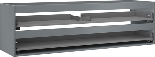 Mexen Box-A mosdó alatti szekrénytest 160 cm, 2 fiók, matt grafit - 91AX0-1600-470-2-66