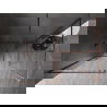 Mexen Kioto-XF panou de duș Walk-in cu cadru 100 x 100 cm, transparent 10 mm, aur roz - 800-100-202-04-60-100-XF