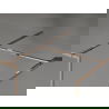 Mexen Kioto-XF panou de duș Walk-in cu cadru 100 x 100 cm, transparent 10 mm, aur roz - 800-100-202-04-60-100-XF