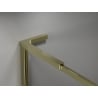 Mexen Kioto-F L zuhanyfal Walk-in kerettel 55 x 202 cm, átlátszó 8 mm, arany - 800-055-174-50-00