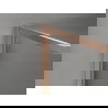 Mexen Kioto-XF perete de duș Walk-in cu cadru 130 x 70 cm, transparent 10 mm, cupru periat - 800-130-202-04-65-070-XF