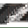 Mexen Kioto-XF perete de duș Walk-in cu ramă 100x100 cm, transparent 10 mm, cupru periat - 800-100-202-04-65-100-XF