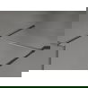 Mexen Kioto-XF perete de duș Walk-in cu ramă 130x120 cm transparent 10 mm gun gray periat - 800-130-202-04-66-120-XF