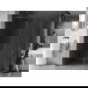 Mexen Kioto-XF perete de duș Walk-in cu cadru 80 x 80 cm, transparent 10 mm, gun metal - 800-080-202-04-95-080-XF